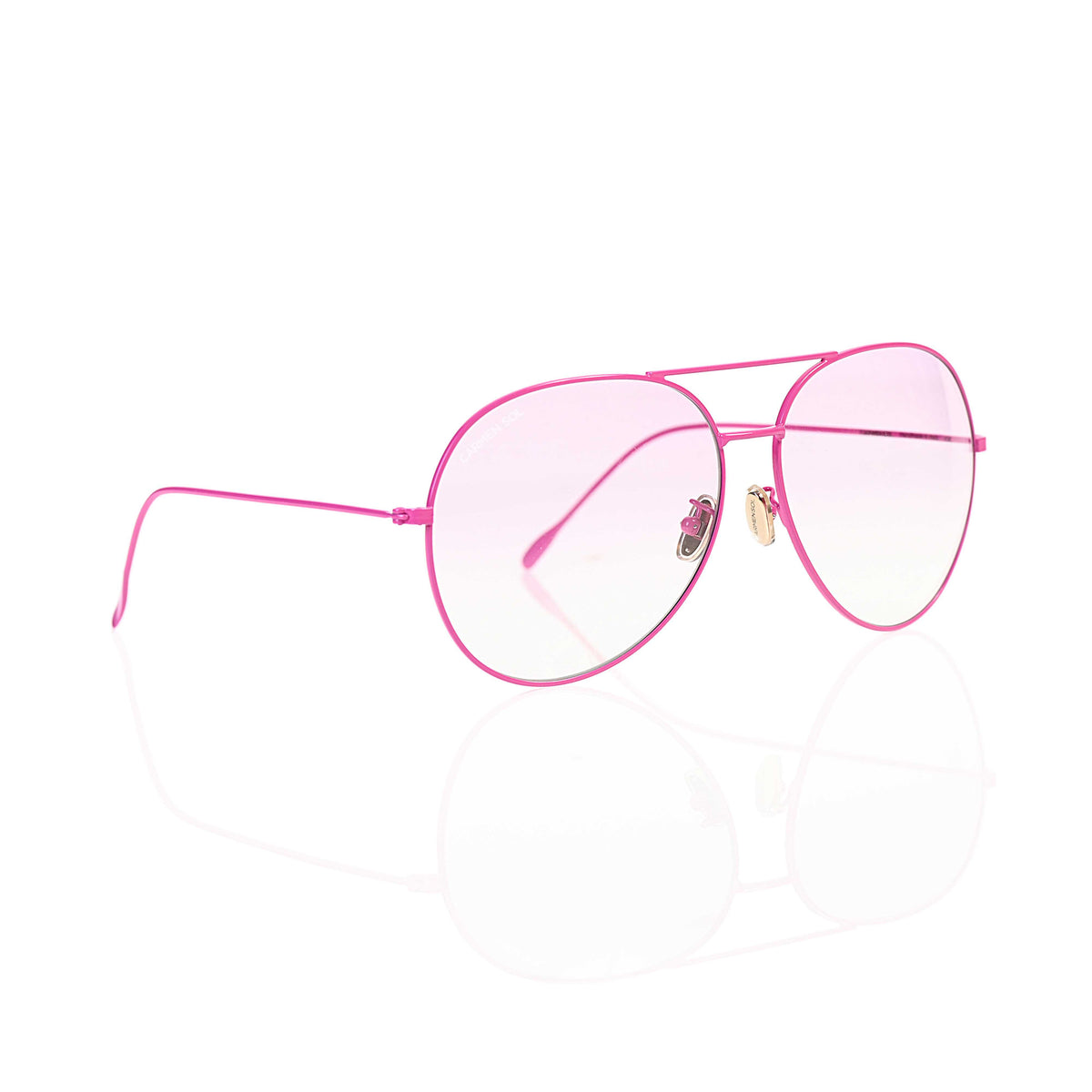Fuchsia aviator, sunglasses for women from carmen sol best for beach lovers