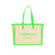 large purse in color neon green from Carmen Sol