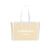 White beach purse in canvas material from Carmen Sol