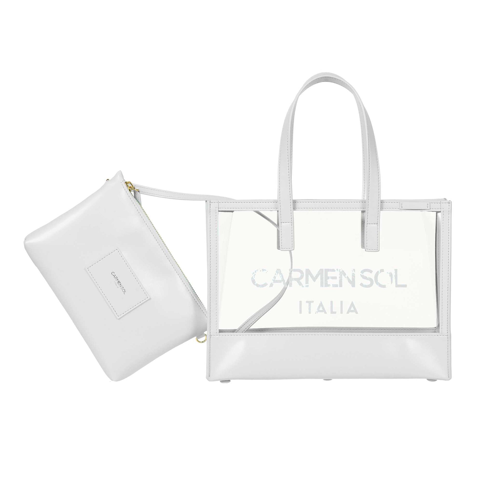 White clear mini handbag sale