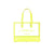 Venezia mini beach bags for women in color neon yellow