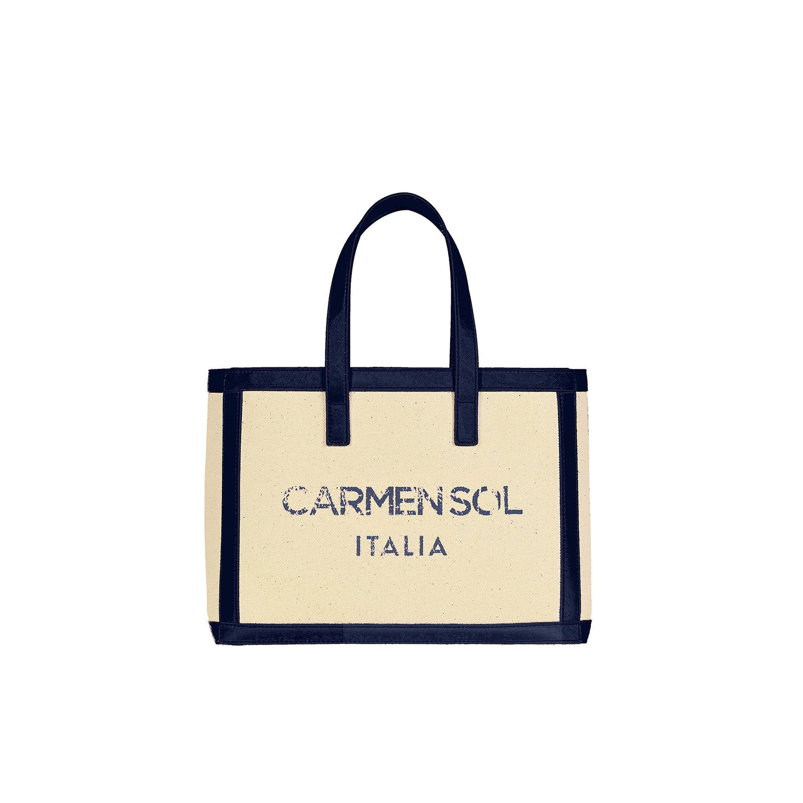 Navy blue Carmen Sol Venezia beach bags for women