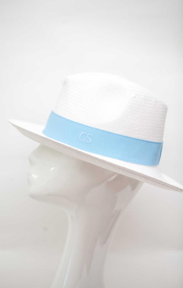 Made in Italy Dolores best womens sun hat in color baby blue