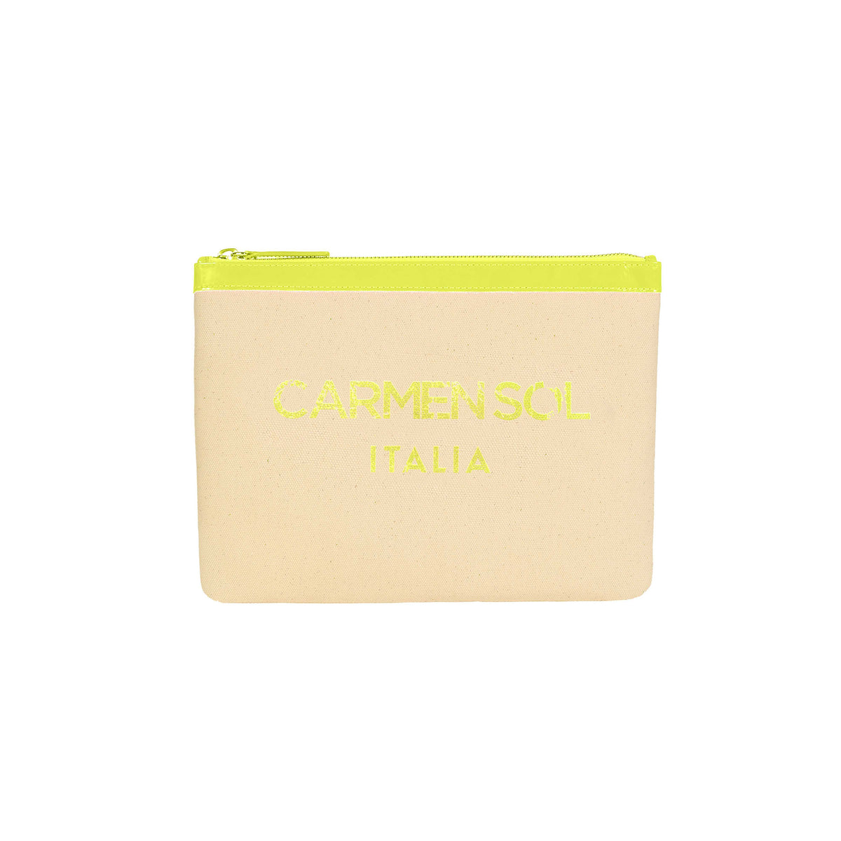 neon yellow canvas purse perfect for any outfit
