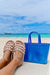 Grazia Mini Tote - Metallic Jelly best beach look from minicarmensol