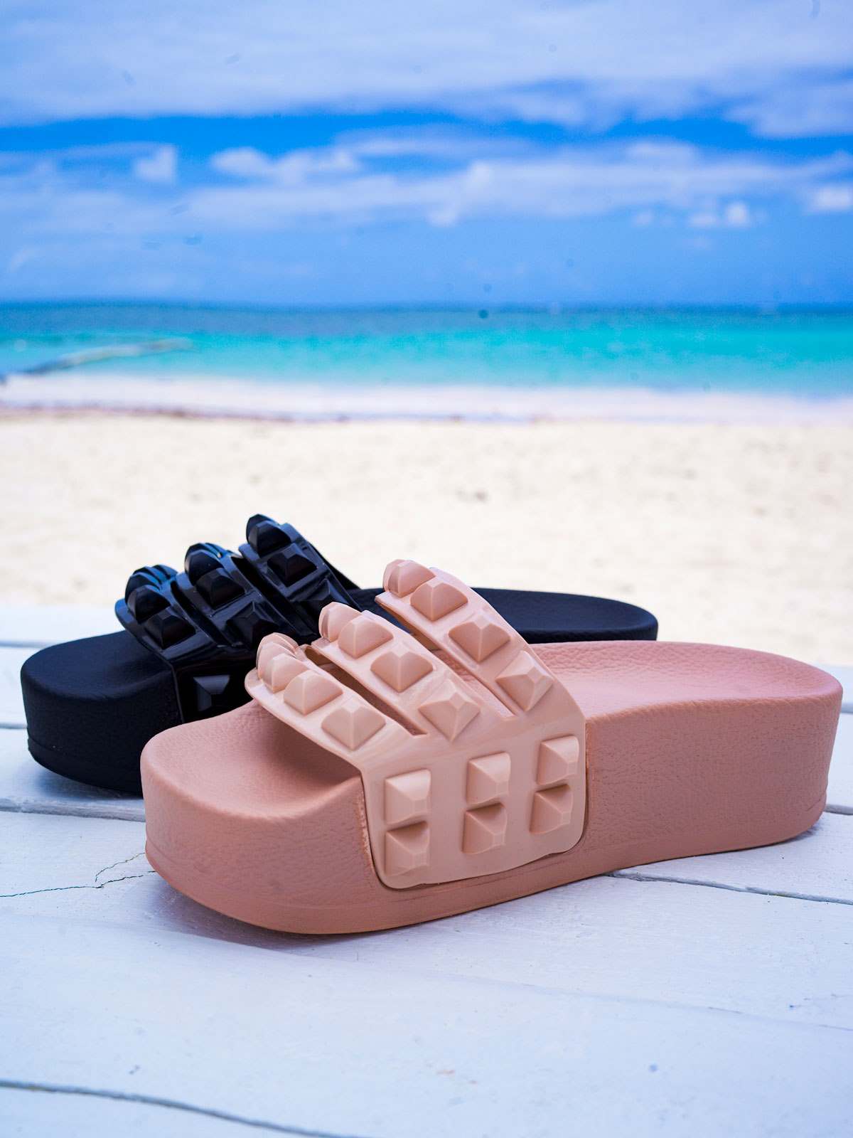 Carmen Platform Slides Sandals