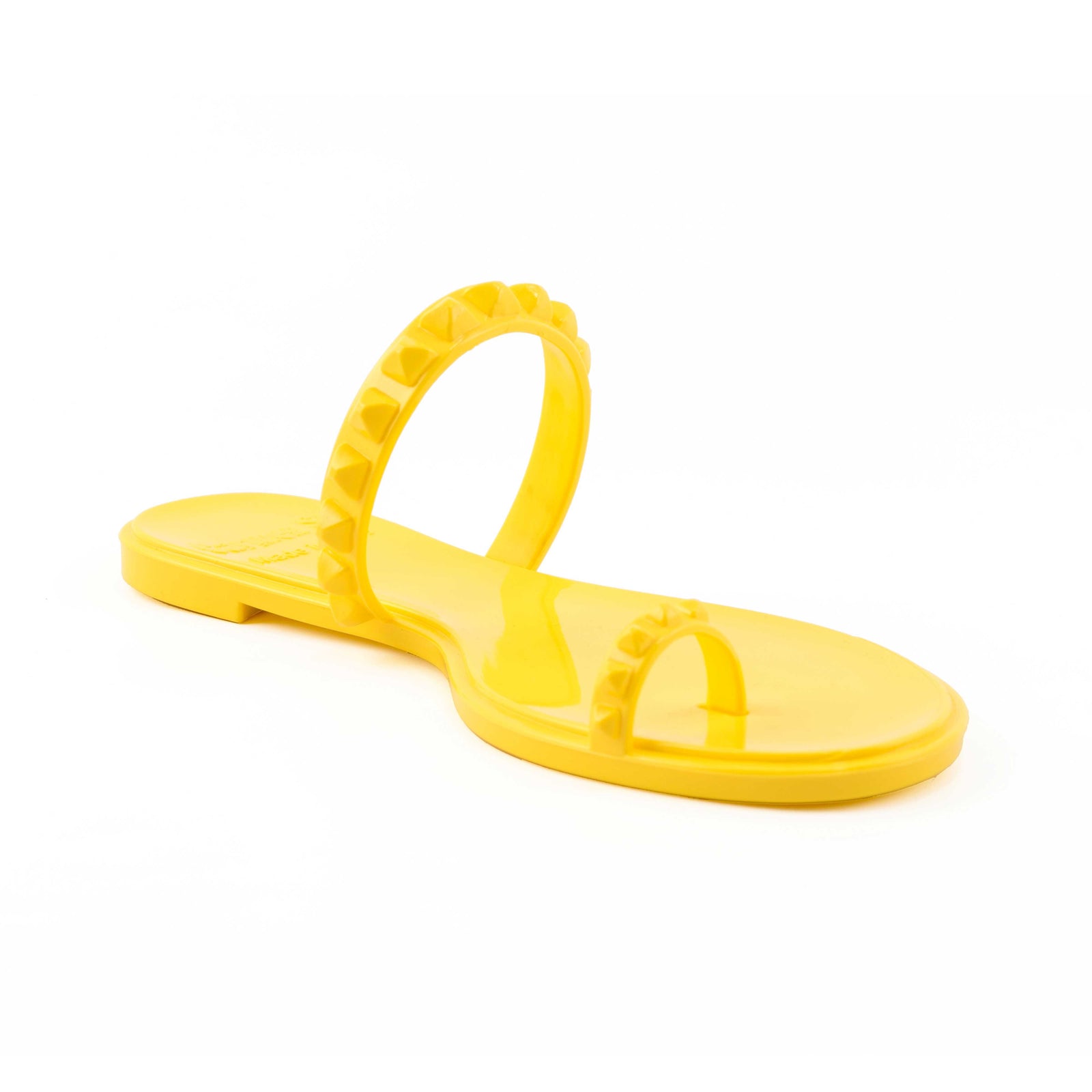 Womens sandals, yellow jelly sandals from Carmen Sol on sale